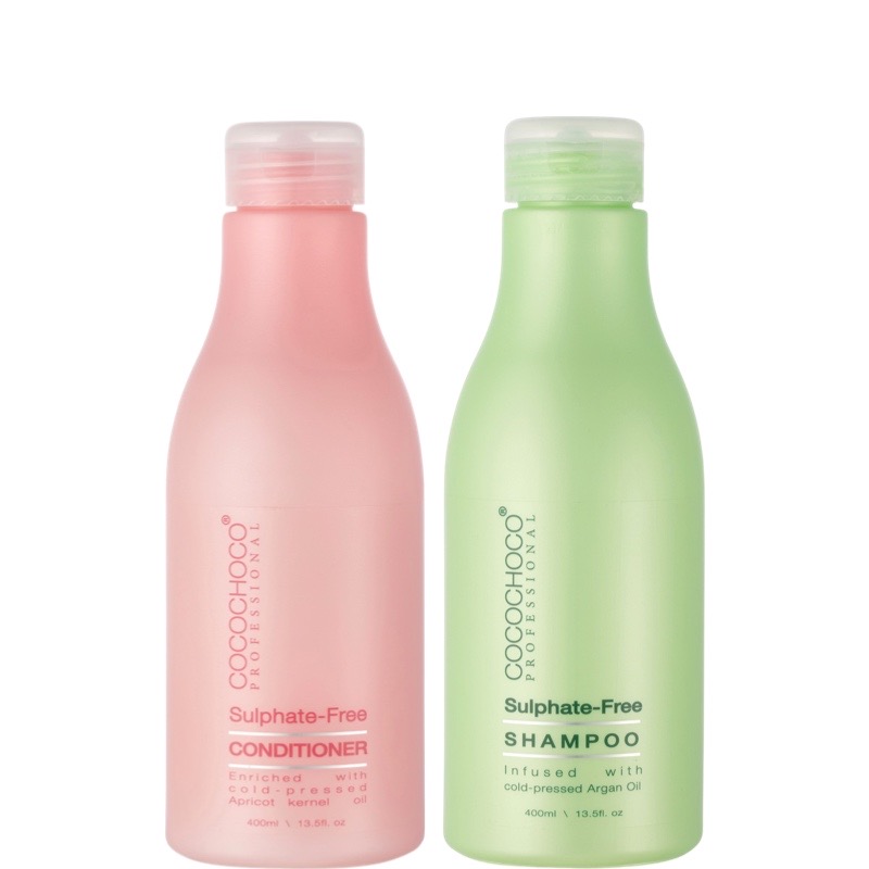 Sada bezsulfátový šampón a kondicionér 2x 400 ml | COCOCHOCO® 
